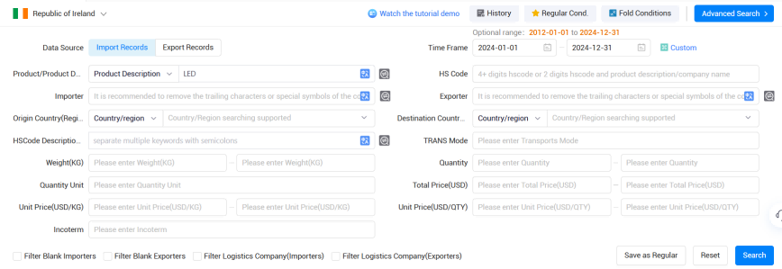 爱尔兰海关数据,海关数据,PA真人国际海关数据 爱尔兰海关数据,海关数据,PA真人国际海关数据